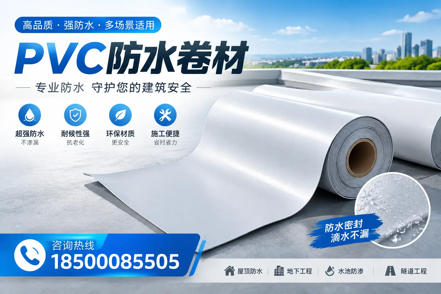 PVC防水卷材的市场竞争分析，阿里品牌选择参考