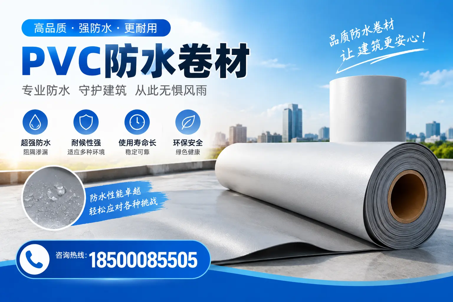 如何选择高质量的PVC防水卷材？阿里消费者必看指南
